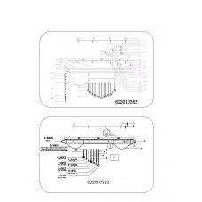 622010352 Кассиопея 40*20W G4 + 12*3W LED 12 V люстра