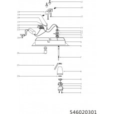546020301 Орион 1*50W GU10 220 V спот