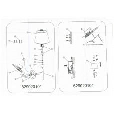 629020101 Мариот 1*40W E14 220 V бра 629020101 Мариот 1*40W E14 220 V бра