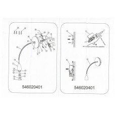 546020401 Орион 1*3W LED 220 V спот