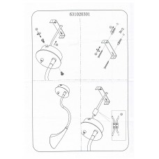631020301 Ракурс 1*6.5W LED 220 V бра 631020301 Ракурс 1*6.5W LED 220 V бра