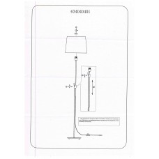 634040401 Сити 1*60W E27 220 V торшер 634040401 Сити 1*60W E27 220 V торшер