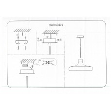 636010201 Раунд 1*23W(только энергосб)  E27 220 V люстра