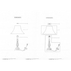 639030201 Настольная лампа CHIARO Версаче 639030201 Настольная лампа CHIARO Версаче