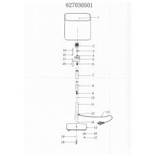 627030501 Кроун 1*40W E27 220 V наст. лампа 627030501 Кроун 1*40W E27 220 V наст. лампа
