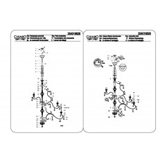 254018828 Люстра CHIARO Версаче