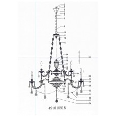 491010918 Люстра CHIARO Габриэль 491010918 Люстра CHIARO Габриэль