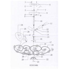 421013406 Люстра MW-Light Букет