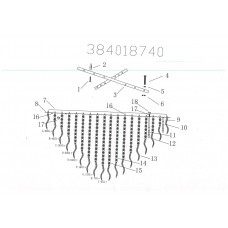 384018740 Каскад02 40*20W G4 12 V LED люстра (пульт) 384018740 Каскад02 40*20W G4 12 V LED люстра (пульт)