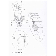 422020801 Бра MW-Light Роса 422020801 Бра MW-Light Роса