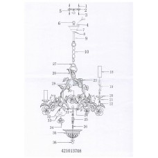 421013708 Люстра MW-Light Букет 421013708 Люстра MW-Light Букет