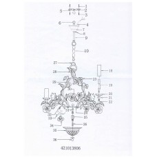 421013806 Люстра MW-Light Букет 421013806 Люстра MW-Light Букет