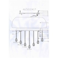 465012417 Светильник MW-Light Жаклин 465012417 Светильник MW-Light Жаклин