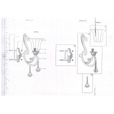 254029102 Версаче 2*60W E27 220 V бра 254029102 Версаче 2*60W E27 220 V бра
