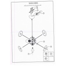 365015005 Улыбка 5*40W E14 220 V люстра