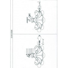 324010508 Альфа 8*60W E27 220 V люстра