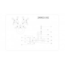 280021102 Бра MW-Light Адриатика 280021102 Бра MW-Light Адриатика