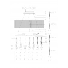 465010210 Жаклин 10*20W G4 220 V люстра 465010210 Жаклин 10*20W G4 220 V люстра