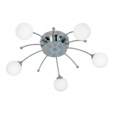 306010305 Оливия хром матовый 5*35W G9 220 V люстра