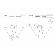 717010402 Хартвиг 2*5W LED 220 V люстра 717010402 Хартвиг 2*5W LED 220 V люстра