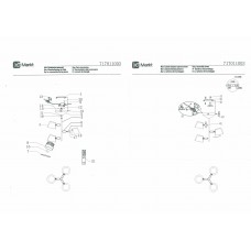 717011003 Хартвиг 3*5W LED 220 V люстра (пульт) 717011003 Хартвиг 3*5W LED 220 V люстра (пульт)