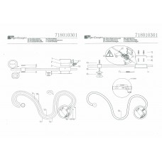 718010301 Риббон 20W LED 220 V люстра 718010301 Риббон 20W LED 220 V люстра
