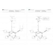 722010306 Ауксис 6*6W LED 220 V люстра 722010306 Ауксис 6*6W LED 220 V люстра
