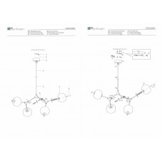 722010404 Ауксис 4*6W LED 220 V люстра 722010404 Ауксис 4*6W LED 220 V люстра