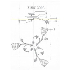 319013903 Лето 3*60W E14 220 V люстра