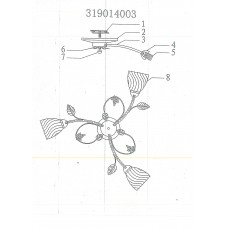 319014003 Лето 3*60W E14 220 V люстра