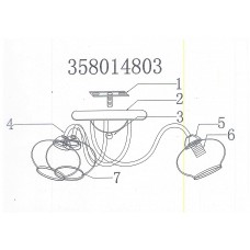 358014803 Грация 3*60W E14 220 V люстра