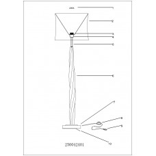 250042401 Уют чёрный 1*60W Е27 220 V торшер 250042401 Уют чёрный 1*60W Е27 220 V торшер