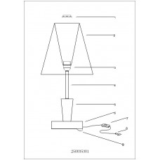 250035301 Уют тём. коричневый 1*60W Е27 220 V наст. лампа 250035301 Уют тём. коричневый 1*60W Е27 220 V наст. лампа