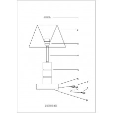 250035401 Уют чёрный 1*60W Е27 220 V наст. лампа 250035401 Уют чёрный 1*60W Е27 220 V наст. лампа