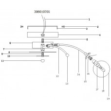 306010705 Оливия золото матовое 5*35W G9 220 V люстра