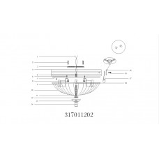317011202 Люстра MW-Light Афродита 317011202 Люстра MW-Light Афродита