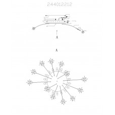 244012212 Каскад хром 12*20W G4 12 V LED люстра(пульт)