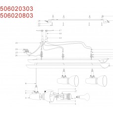 506020303 Алгол хром 3*40W R50 Е14 220 V спот