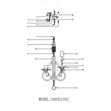 249021302 Замок 2*60W Е14 220 V бра 249021302 Замок 2*60W Е14 220 V бра