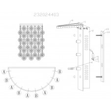 232024403 Бра MW-Light Жемчуг 232024403 Бра MW-Light Жемчуг