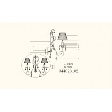344023102 Федерика 2*60W Е14 220 V бра