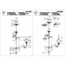 357010208 Афина 5*40W Е27+3*60W Е27 220 V люстра