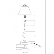 250037401 Уют 1*60W Е27 220 V наст. лампа 250037401 Уют 1*60W Е27 220 V наст. лампа
