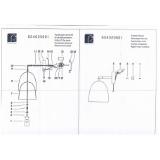 654020601 Штайнберг 1*30W(только энергосб) E27 220 V бра 654020601 Штайнберг 1*30W(только энергосб) E27 220 V бра