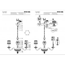 491011406 Люстра CHIARO Габриэль 491011406 Люстра CHIARO Габриэль