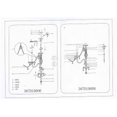 367010606 Каролина золото 6*60W Е14 220 V люстра