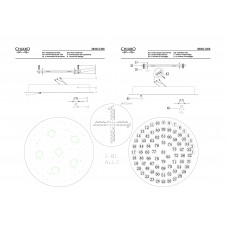 384011306 Каскад02 золото 6* 50W GU10 люстра 384011306 Каскад02 золото 6* 50W GU10 люстра