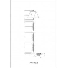 380040101 Уют02 1*60W Е27 220 V торшер 380040101 Уют02 1*60W Е27 220 V торшер