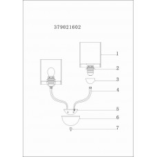 379021602 Бра MW-Light Федерика