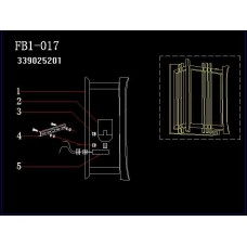 339025201 Восток 1*9W Е27(энергосб) 220 V бра